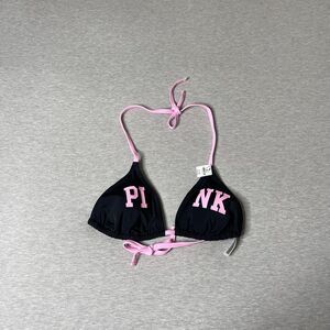 Victoria’s Secret PINK Logo Swim Triangle Bra Top